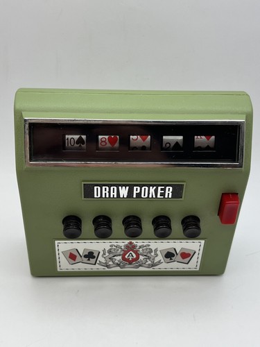 Vintage 1971 Waco Automatic Draw Poker Game Cordless Battery Operated JAPAN - Picture 8 of 20