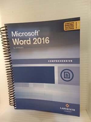MICROSOFT WORD 2016 COMPREHENSIV - Spiral-bound Murphy VG CODE FREE SHIPPING