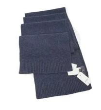 Brooks Brothers Indigo Blue Rainbow Donegal Speckled Knit Scarf Wool NWT