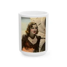 Virginia Grey #45 (Vintage Female Icon) White Coffee Mug