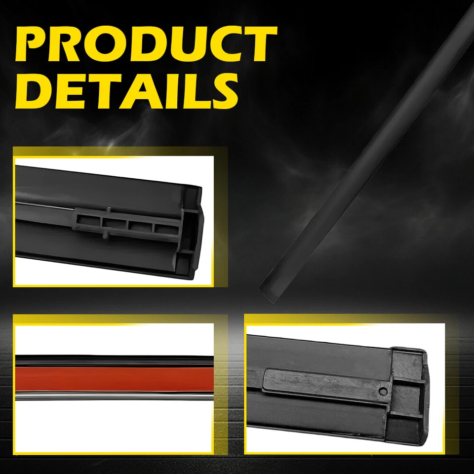 For 2009-2016 Toyota Venza LH RH & Side Roof Trim Drip Molding Finish Sealed 2X - Image 4 of 4