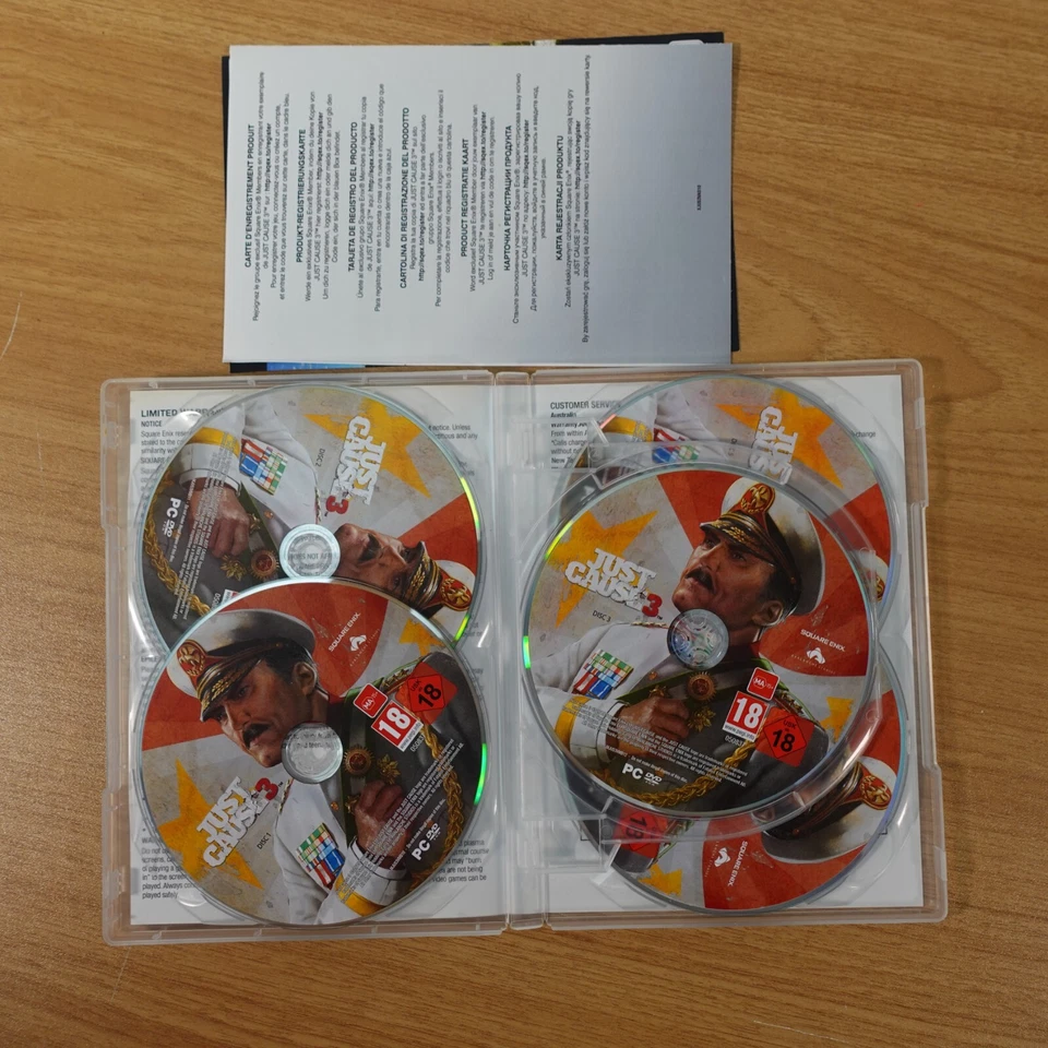 JUST CAUSE 3 - PC Game Complete - BIG BOX - Includes MAP and VEHICLE PACK - Image 2 of 3