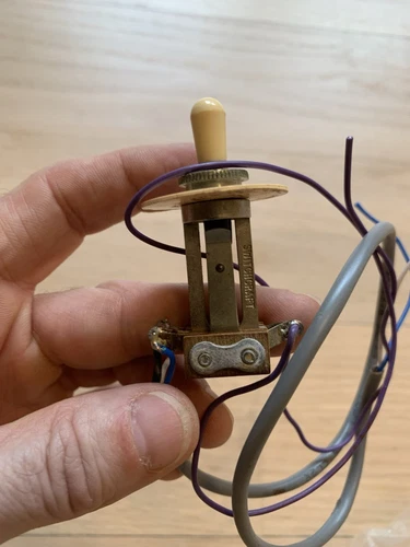 1968 Gibson Les Paul  Switchcraft Selector Switch, Poker Chip, Switch Tip