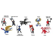 Safari Ltd. Painted Kinghts and Dragon Toob 2 686104