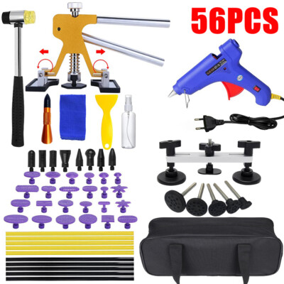 56x Ausbeulwerkzeug Auto Beulen Reparatur Set Dellenlifter Ausbeul Werkzeug PDR