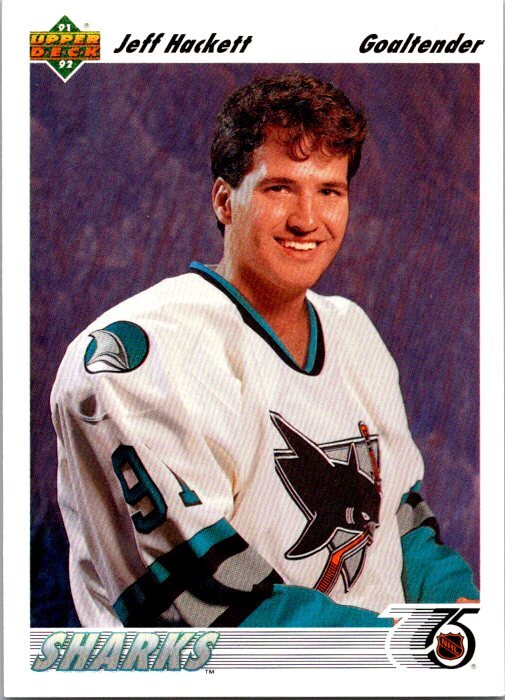 1991 Upper Deck Hockey Jeff Hackett