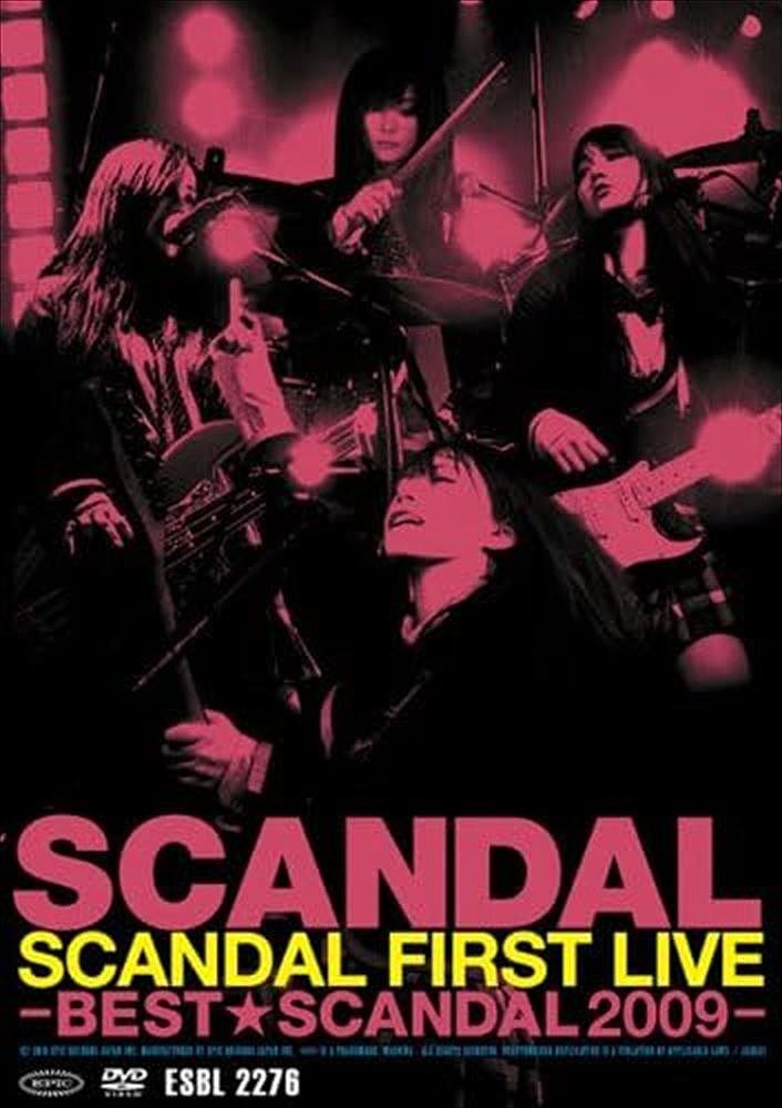 SCANDAL SCANDAL FIRST LIVE -BEST SCANDAL 2009- 2010 DVD New J