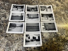 WW2 Photographs B/W US Soldiers Base Pictures lot of 10 pictures