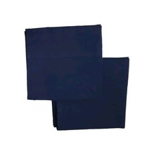 Set of 2 Navy Blue Pillowcases By Mainstay. 20 X 40 King Polycotton Fabric