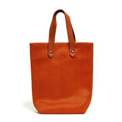 Hermès Sac Ahmedabad Orange Leather Trimming Hand Bag New Hermes - Photo 1/4