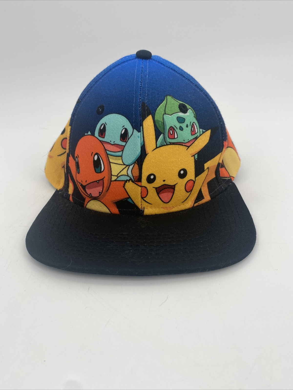Pokemon Snapback Hat All Over Print PokeBall Unis… - image 1
