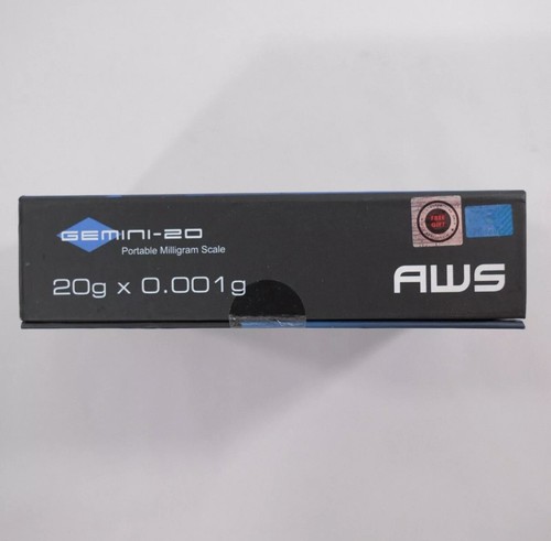 AWS Gemini-20 Portable Milligram Scale - 20 x 0.001 Gram NEW SEALED - Picture 5 of 5