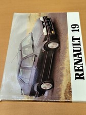 Renault 19 Betriebsanleitung Bordbuch Auto car K31