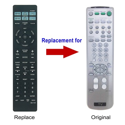 RM-Y181 Replace Remote for Sony Color TV KV-27FS13 KV-27FS17 KV