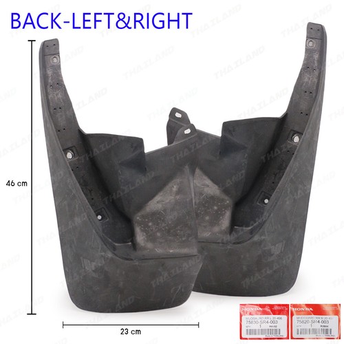 For Honda Civic Sedan 1992 95 Rear Pair Mud Flaps Splash Guards - Picture 2 of 8