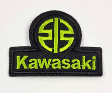 Kawasaki Motorcycles USA Racing Patch B&uuml;gelflicken gestickter Aufn&auml;her