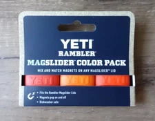 Yeti Magslider Magnets Rambler King Crab Orange Trio