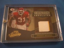 Priest Holmes Absolute Memorabilia 2004 Canton Absolutes Jersey GOLD 16/25 CA-20