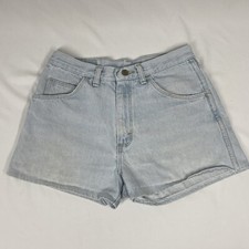 Vintage Wrangler Jean Shorts Womens 30 INCH High Rise Mom 60601LD Made In USA