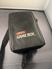 Nintendo Gameboy Soft Travel Bag Carrying Case W/Strap Black VTG Original