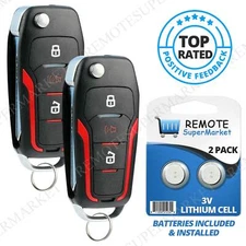 2 Replacement for 2004-2016 Ford F150 F250 F350 F450 Remote Car Key Fob 80 Bit