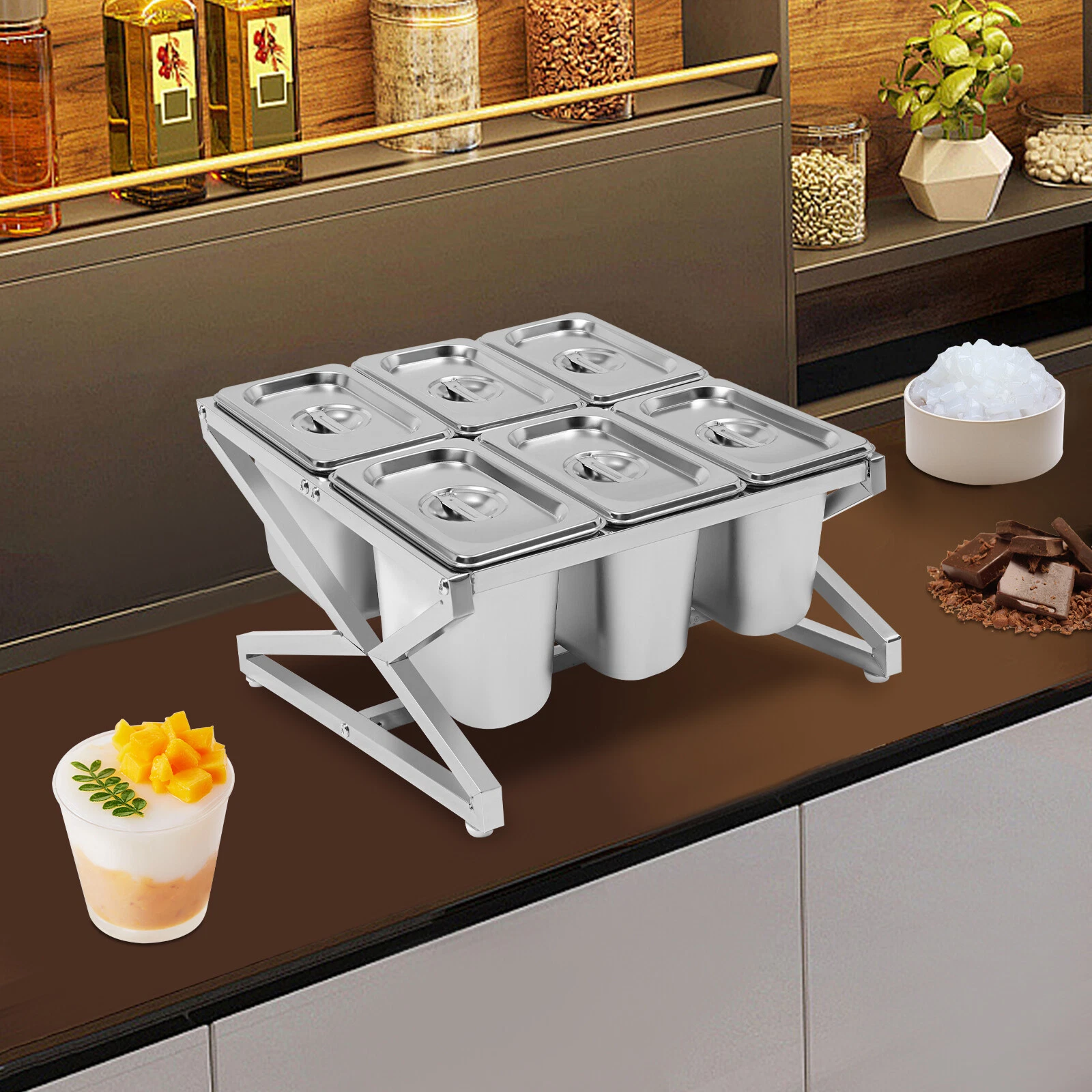 Spice Rack, Inclined Expandable Spice Rack Set, Countertop Condiment Holder