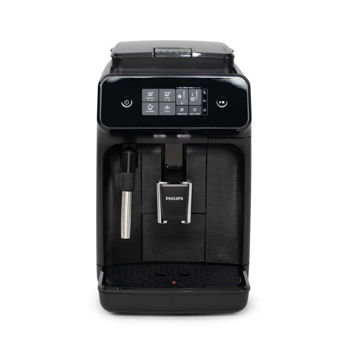 Máquina de café espresso súper automática Philips 1200, negra | 2 recetas | EP1220/04