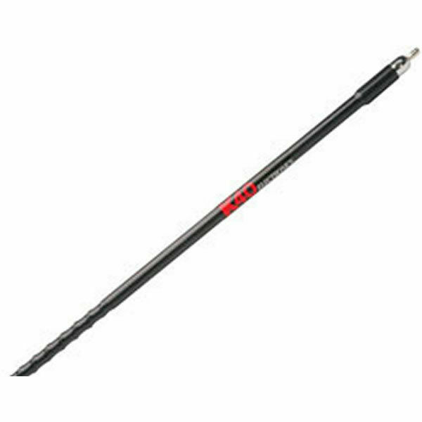 K40 Superflex Sf400 Black 1500w 4' Tuneable Fiberglass CB Whip Antenna