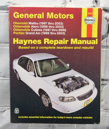 Haynes Repair Manual 38026 General Motors Chevrolet Oldsmobile Malibu Grand Am - 第 1/5 張圖片