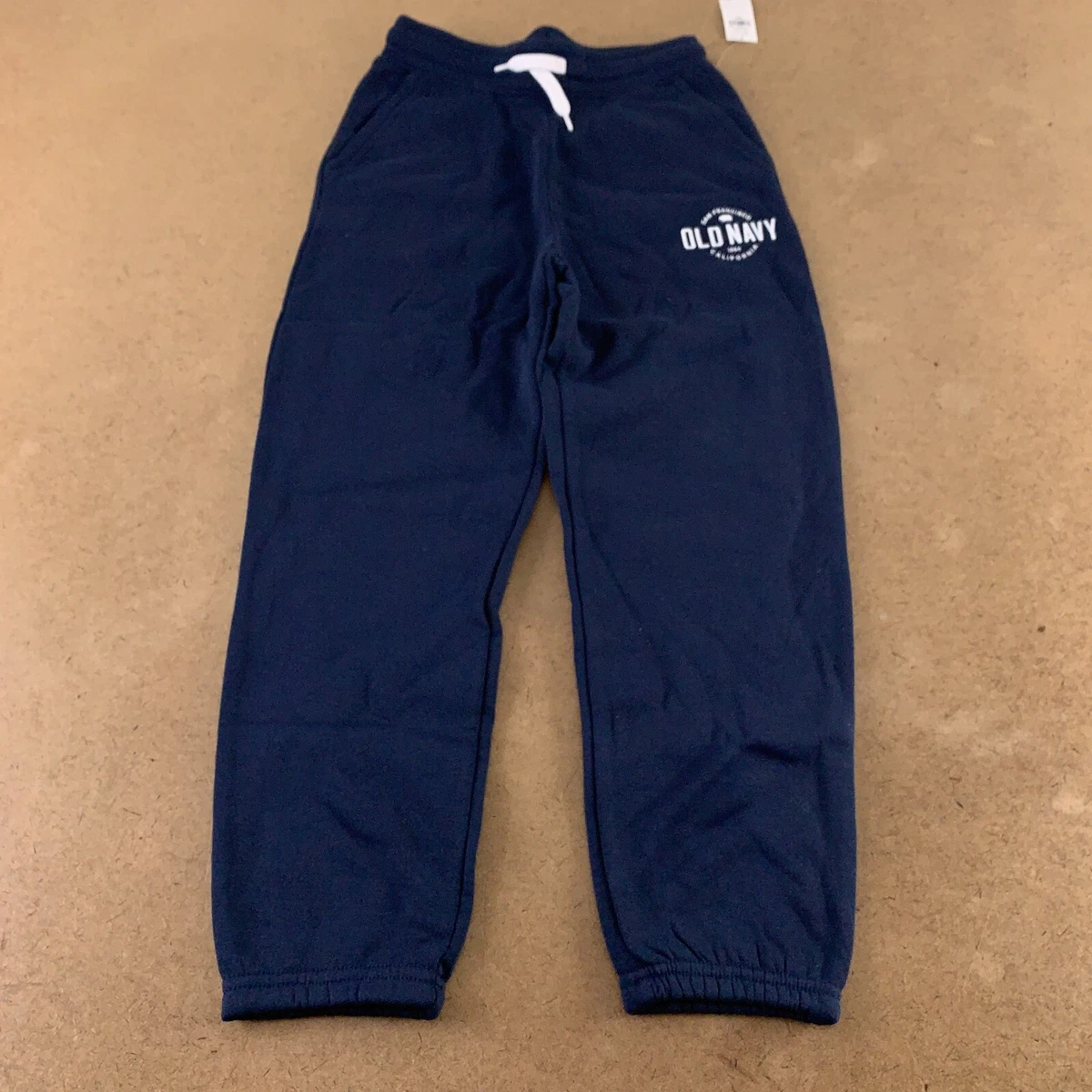 Old Navy Kids Size Medium 8 Gender Neutral Blue Logo Drawstring