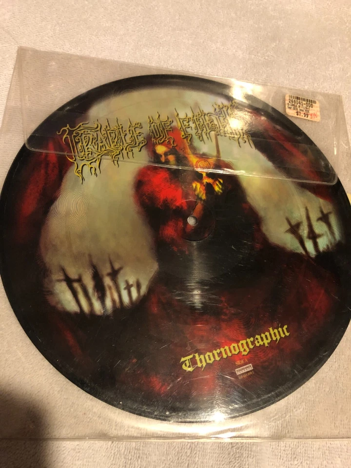 Cradle Of Filth Thornographic 10" Picture Disc 2006 Vinyl Record RARE MISFITS - Image 2 of 2