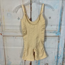 Shaperx Womens Open Bust Beige Bustier Bodysuit Shapewear Size L/XL NWT