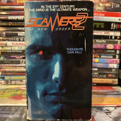 Scanners 2 II The New Order 1991 VHS Tested  David Hewlett Cult Sci-Fi Horror