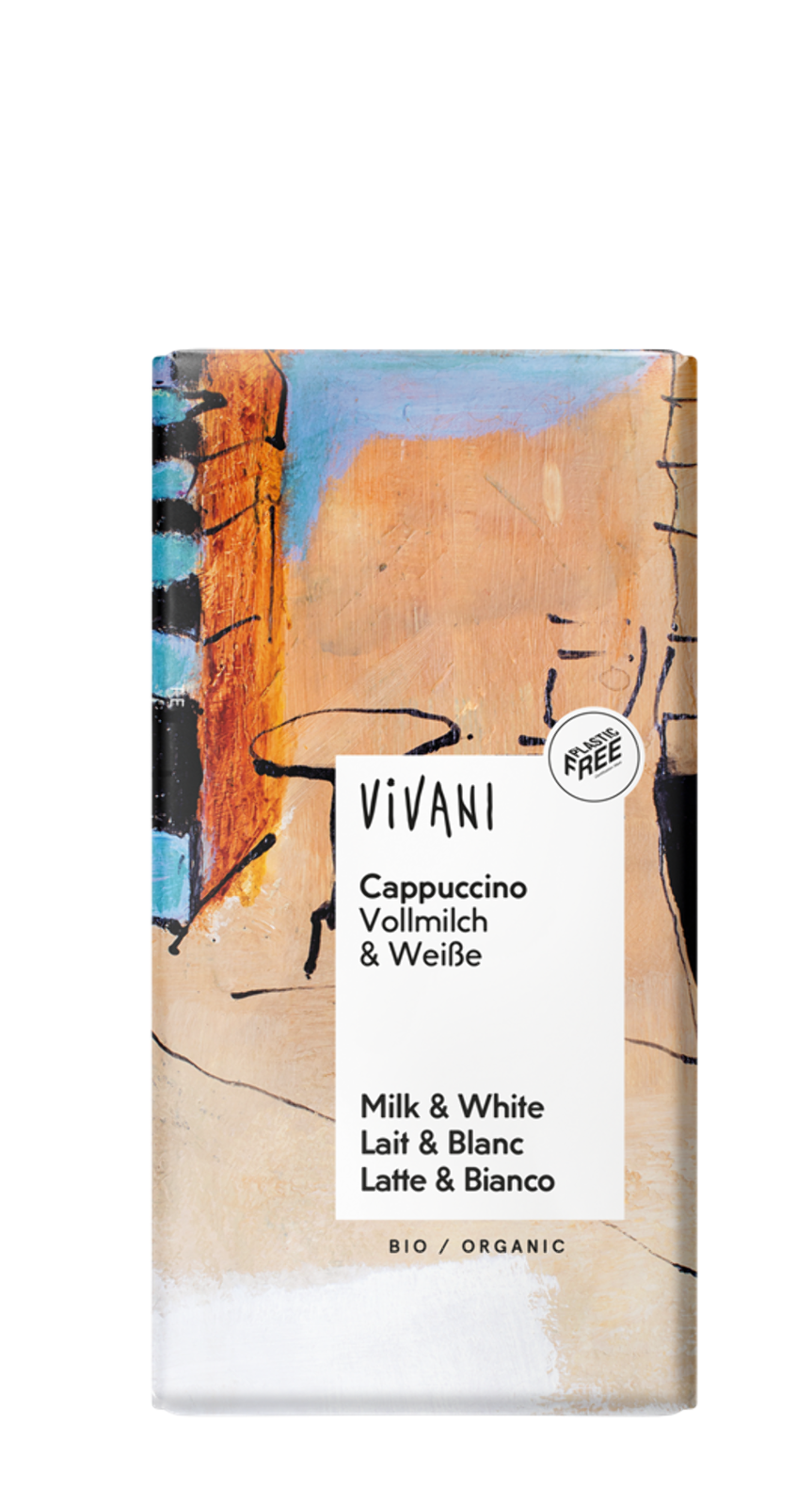 Vivani Cappuccino Chocolate 100g x Pack of 10