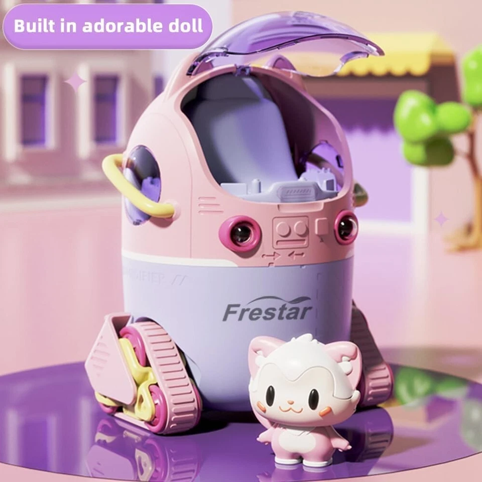 Mini USB Humidifier 220ml with LED Night Light, Small Cute Humidifier Huhu Pink - Image 4 of 4