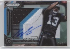 2014 Strata Clear Cut Rookie Relics Emerald 21/50 Kelvin Benjamin Patch Auto l1f