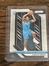 Panini 2018-19 Prizm Devonte' Graham Silver Prizm Rookie #288 Hornets Card