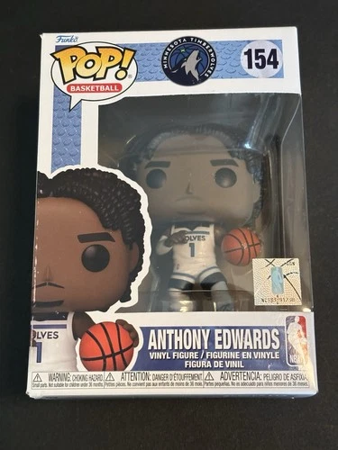 Funko Pop! NBA Minnesota Timberwolves Anthony Edwards #154 with POP In box