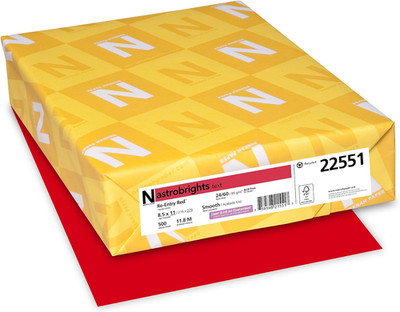 Learning Resources 22551 Astrobrights Color Paper, 8.5  X 11 , 24 Lb / 89 Gsm, R