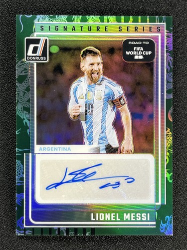 2025-26 Donruss World Cup Lionel Messi Dragon Scale  Signature Series Auto /199