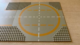 LEGO Space: Lunar Landing Plate Set #454 (Two Plates)