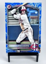 2025 Bowman Kyle DeBarge 1st /125 Blue Pattern #BP-139 Minnesota Twins Prospect