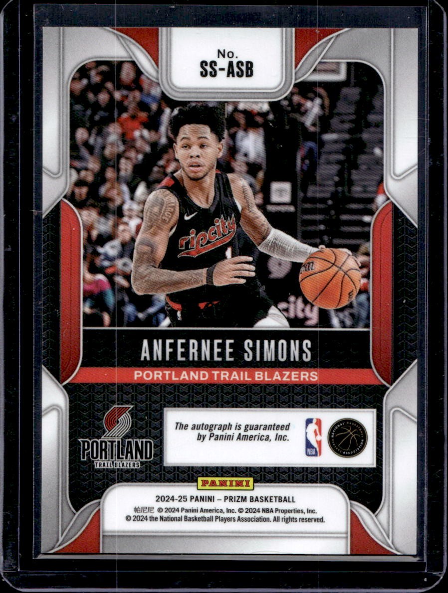その他 Anfernee Simons RC auto Anfernee Simons [Autograph Draft Ticket] #125 Prices | 2018