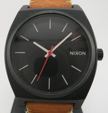 Nixon The Time Teller Minimal Black / Goldenrod Watch - A045-2448-00 - New Batt