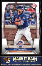 Pete Alonso 2023 Bowman #78 New York Mets Baseball