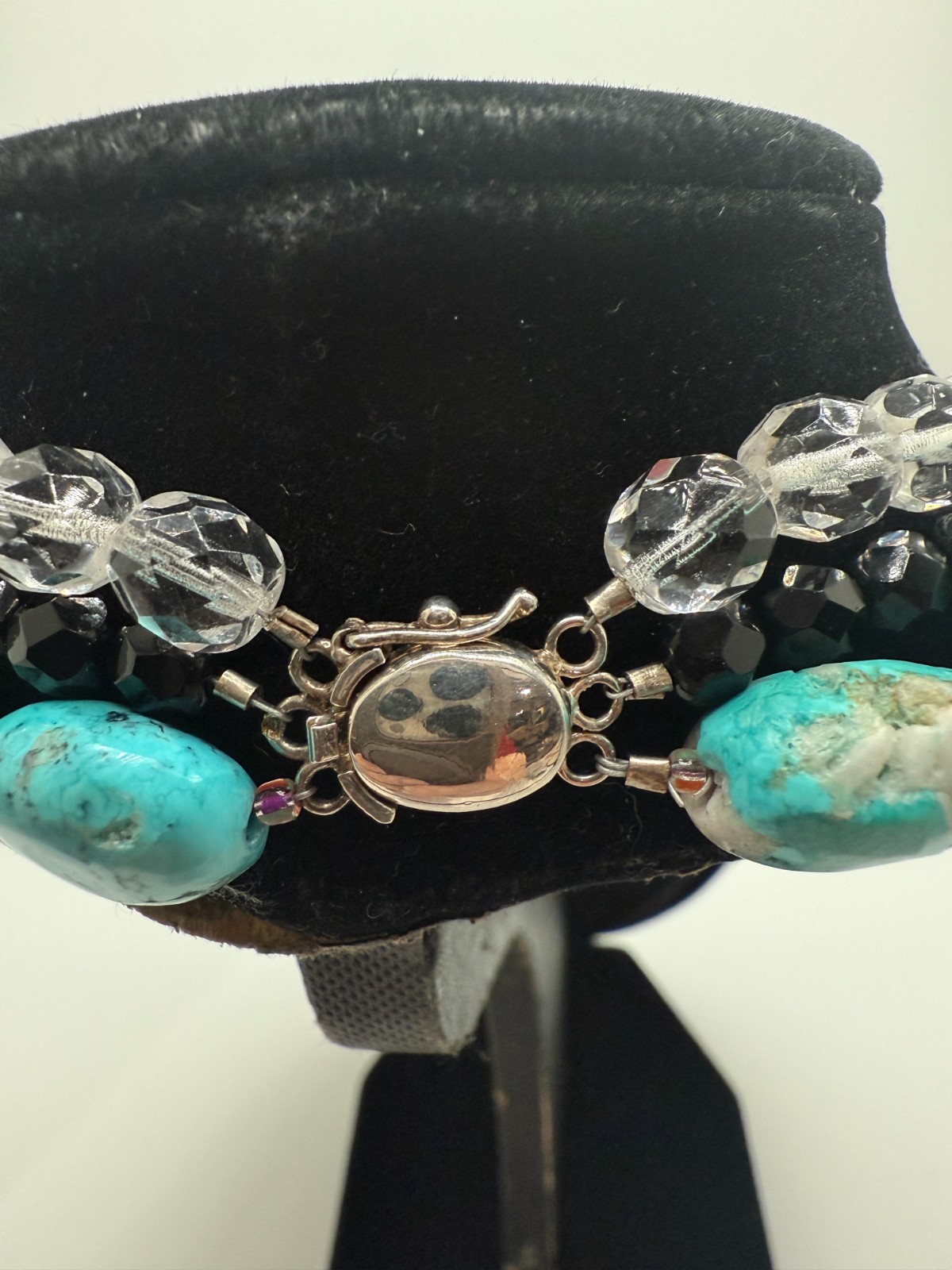 Statement Sterling Multi-strand Chunky Turquoise,… - image 6