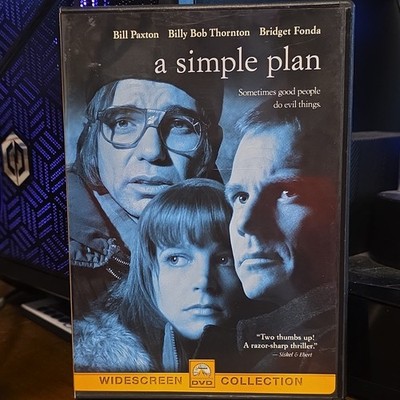 A Simple Plan DVD Widescreen Paxton Thornton Fonda Crime Thriller Region 1