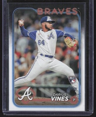 2024 Topps Darius Vines Rookie Atlanta Braves #493