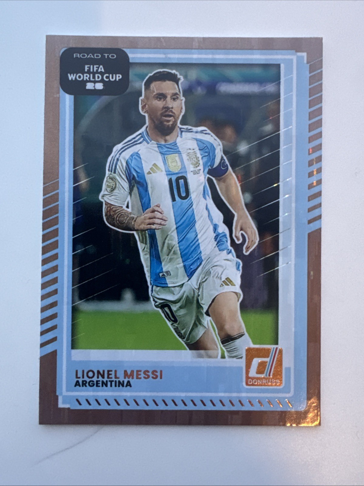 2025-26 Donruss Road to World Cup Lionel Messi Bronze Argentina