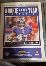 2020 Panini Contenders - Rookie of the Year Contenders J.K. Dobbins #RY-JKD (RC)